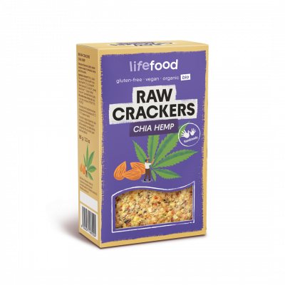Raw Organic Chia Hemp Life Crackers