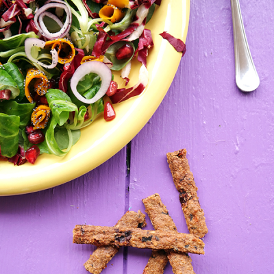 Black Olive & Sundried Tomato Crackers/Breadsticks