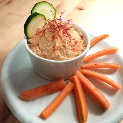 Sprouted Chickpea Hummus Dip