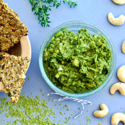 Mung beans spread with Moringa