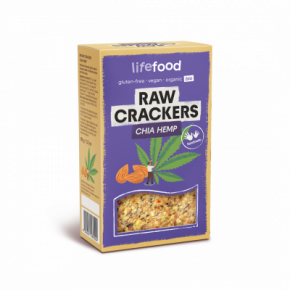 Raw Organic Chia Hemp Life Crackers